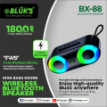BLUK’S BX88 Wireless Bluetooth Speaker – 10W Powerful Sound, Deep Bass, Portable Music Speaker. 