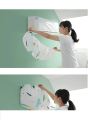 Waterproof / Dustproof Split AC Cover Indoor Unit Air Conditioning Dust Cover  (Random Print). 