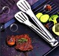 Quality Stainless Steel Cooking Tong with Unique Head Grabs.. 