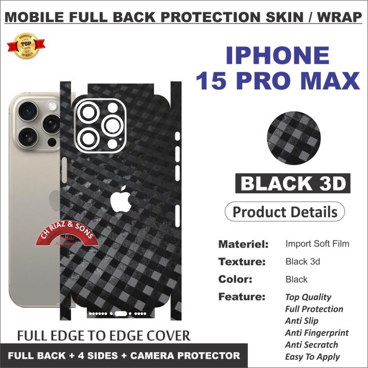 APPLE%20IPHONE%2015%20PRO%20MAX%20FULL%20BACK%20360%20premium%20Protection%20Skin%20Wrap%20full%20cover%20Premium%20Quality%20-%20Image%205