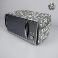 Dust-resistant Microwave Oven Cover with Quilted Fabric. 