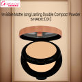 Glamorous Face Invisible Matte Long Lasting Double Compact Powder (Shade:01). 