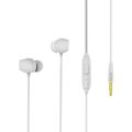REMAX RM-550 3.5mm Gold Pin In-Ear Stereo Music Earphone with Wire Control + MIC, Support Hands-free. 