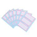 Self Adhesive Label 12Sheets Blank Sticker Note Bar Sticky Writable Name Sticker XINZE. 