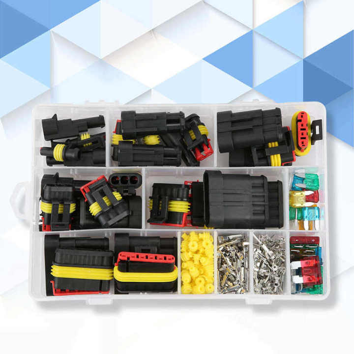 708Pcs Set 1-6 Pn Car Electrcal Wre Connector Plug Kt Automotve