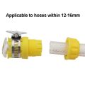 Universal Anti-Leak Tap Hose Adapter – 1/2 Inch Hose Connector for 1/2 & 3/4 Inch Taps | Water Pipe Faucet Connector | Heavy-Duty Anti-Leakage Tap Adapter. 