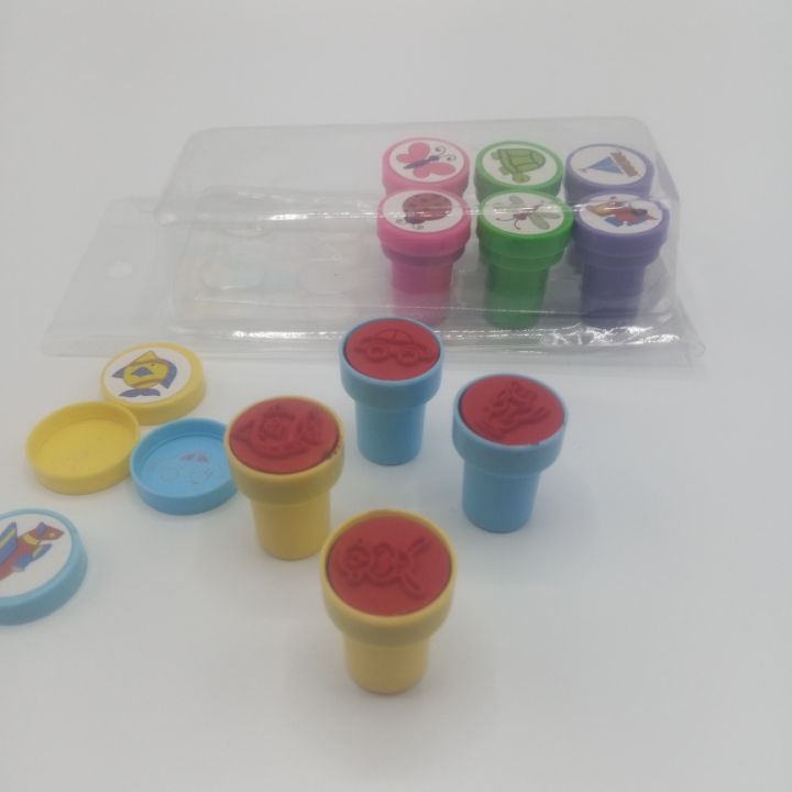 10Pcs%20Plastic%20Colorful%20Kids%20Cartoon%20Animal%20Stamp%20Children%20Custom%20Plastic%20Rubber%20Self%20Inking%20Stamps%20Toys%20-%20Multi%20-%20Image%202