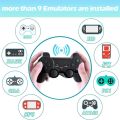Wireless Retro Game Console, New Game Stick Lite 2025 Best Childhood Memories, Plug and Play Video Game Stick Built in 20000+ Games,9 Emulator Console, Dual 2.4G Wireless Controllers,4K HDMI Output with Stick (2 Controller, 1 Game Stick). 