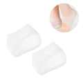 Height Increase Insole Invisible Heel Lift Pads Silicone Inserts Socks Reinforcer Non- Heightening Socks for Men 2cm White. 