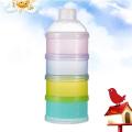 1PC 4/3 Layers Travel Snack Powder Baby Milk Storage Container for Milk Powder Milk Storage Container. 