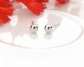 Silver Color Tops Stud Earings Fashion Small Beads. 
