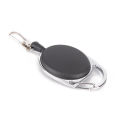 Retractable Key Chain Reel Steel Cord Recoil Belt Key Ring Badge Holder Outdoor MIO Super Store. 