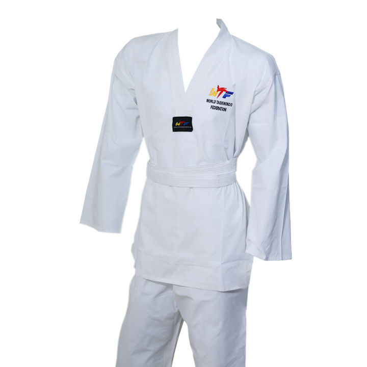 Taekwondo%20Uniforms%20WTF%20Approved%20Tae%20Kwon%20Do%20Uniform%20Poly%20Cotton%20Martial%20Kids%20Taekwondo%20Dress%20Youth%20TKD%20Student%20Kung%20Fu%20Costumes%20Uniform%20-%20Image%203