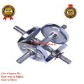 Set of 10 kg High Quality Iron Dumbbells Plates with 2 Dumbbell rods Handle wrist Band Home Gym. 