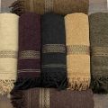 Black Velvet Shawl For Men Traditional Velvet Dussa Shawl For Men. 