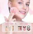 Triangle Powder Puff Face Soft Triangle Makeup Puff Velour Cosmetic Foundation Blender Sponge Beauty Makeup Tools. 
