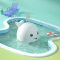 【Customer favorite】Baby Bath Toys Electric Cartoon Whale Ball Water Squirting Sprinkler Baby Bath Toy Automatic Squirting Water Baby Bath Toy. 