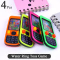 4 Pcs - Mobile Water Ring Toss Game Toy - Fun and Brain Toys For Kids Boys Girls. 