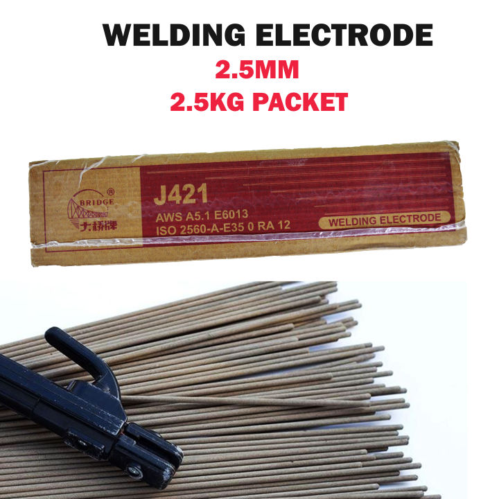 WELDING ROD PACKET 12 NUMBER ,2.5mm ,(150 pieces),2.5kg