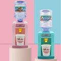 Mini Drink Water Dispenser Toy Water Fountain Toys Kitchen Play Toys Electric Small Appliances Toys With Lighting And Music  Battery Operated Toys For Children Game Toys - 7.5*21.5cm. 