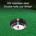Golf Practice Cups Drain Holes Reusable Sturdy Golf Hole Cups. 