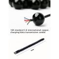 23.7cm 8 Pin Wristband Mobile Phone Cables Micro USB Type C Data Bead Bracelet Portable Charger for Iphone Cable Short. 
