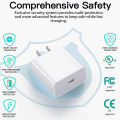 iphone charger 20W iphone charger for Iphone 15 15Pro 15 Pro Max 14 14 Pro 14 Pro Max 13 Pro 13 Pro Max 12 Pro 11 Pro X Xs Xs max Pd Usb C Charger For Iphone Super fast charging 3.0 Only Charger 2 Pin & 3 Pin. 