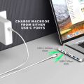 HyperDrive USB C Hub, Sanho Duo 7-in-2 USB-C Adapter. 