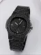 New Luxury Unisex Patek Philippe Black Iced Out Watch.