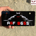 Customize New 3D Batman Bike Number plate Fancy Number plate For all bikes. 
