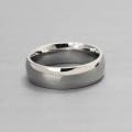 Silver Round Stainless Steel Ring. 