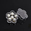 1/2Pcs Mini Transparent Plastic Storage Box Flower Heart Boxes Pill Moisture-proof Small Case DIY Jewelry Packaging. 