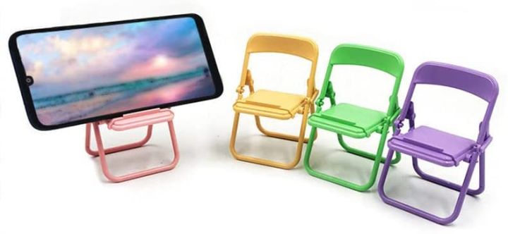 Creative Chair Shape Lazy Phone Stand Mobile Phone Holder Adjustable Ipad