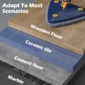Triangle Twister Mop 360° Rotating Mop Triangular mop head easy cleaning Automatically twisting water. 