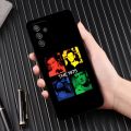 Band Rock The 1975 Phone Case For Samsung Galaxy A13,A21s,A22,A31,A32,A52,A53,A71,A80,A91 Soft Black Phone Cover. 