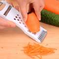 5 In 1 Cucumber Carrot Potato Slicer Peeler Grater Fruit Vegetable Cutter. 