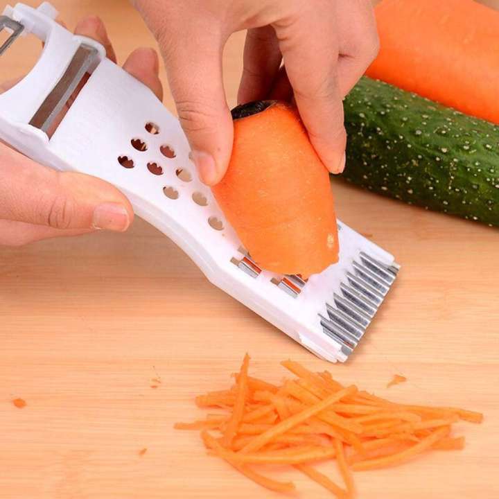 5 In 1 Cucumber Carrot Potato Slicer Peeler Grater Fruit Vegetable Cutter