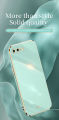 For iPhone 8 Plus / iPhone 7 Plus Back Cover Fashion Shiny Plating Square Bumper Camera Protection Case Soft Silicone Shockproof Protective Mobile Phone Cases. 