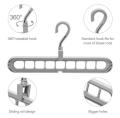Multi port 360 Rotation Plastic Storage Clothes Hanger Space Saving Hanger Organizer Multipurpose Cloth Cloths. 