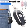 Mini Power Emergency Pod,Keychain Portable Charger for IPhone or Type-c,Key Ring Cell Phone Charger,Ultra-Compact External Charging Power. 