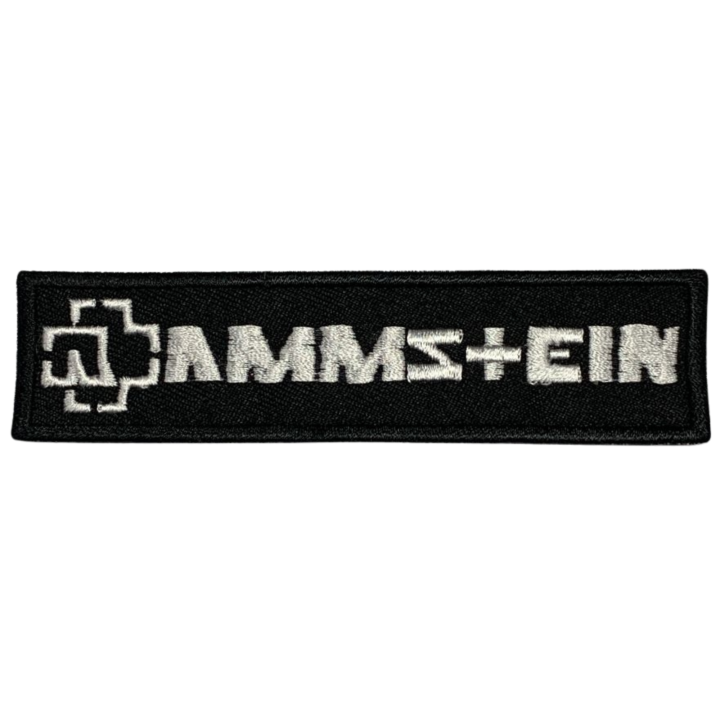 Rammstein Music Band Embroidered Iron On Patch Sew On Badge For Kids T shirts Bags Caps Jeans And Applique