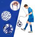 Football Kick Trainer Exercise Parks Control Skills Soccer Ball Net KICKER. 