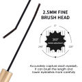 Silk Fiber Matte Mascara Makeup Ultra-Fine Brush Lengthens Eyelashes Waterproof Fast Dry Brown Black Curling Mascara Comestic. 
