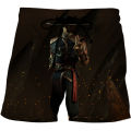 Hot Fighting Game Board Shorts Mortal Kombat kids Casual Beach Shorts Fashion Streetwear Short Pants Trousers Clothing. 