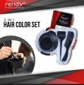 Trendy 3 in 1 rofessional Salon Hair Coloring Dyeing Kit, Hair Bleach Kit Hair Coloring Tool With Hair Dye Brush, Hair Color Bowl, Hair Comb And Hair Brush. 
