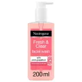 NEUTROGENA - Facial Wash, Fresh & Clear, Pink Grapefruit, 200ml. 