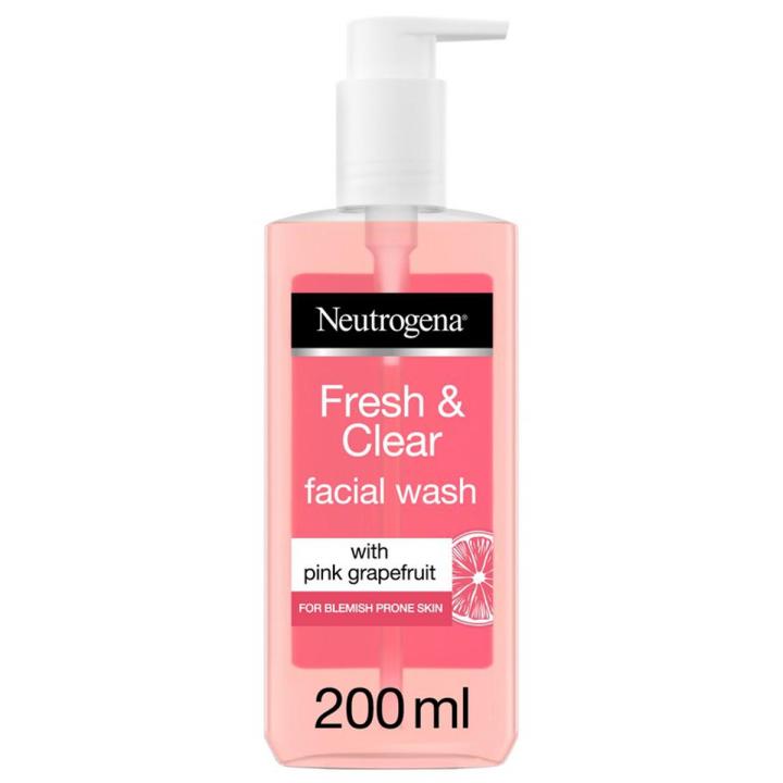 NEUTROGENA - Facial Wash, Fresh & Clear, Pink Grapefruit, 200ml