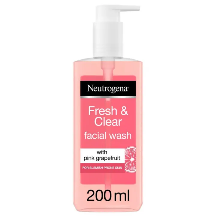 NEUTROGENA - Facial Wash, Fresh & Clear, Pink Grapefruit, 200ml