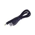 【NEW】 DC Power Plug USB Convert To 4.0*1.7Mm/DC 4.0X1.7 White Black L Shape Right Angle Jack With Cord Connector Cable. 