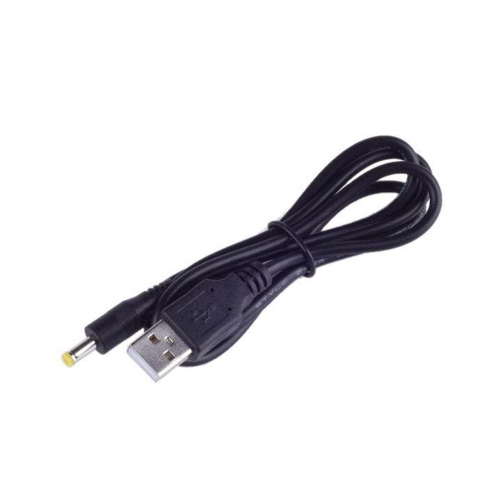 【NEW】 DC Power Plug USB Convert To 4.0*1.7Mm/DC 4.0X1.7 White Black L Shape Right Angle Jack With Cord Connector Cable